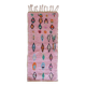 Pink Berber Rug - 153 x 67 cm