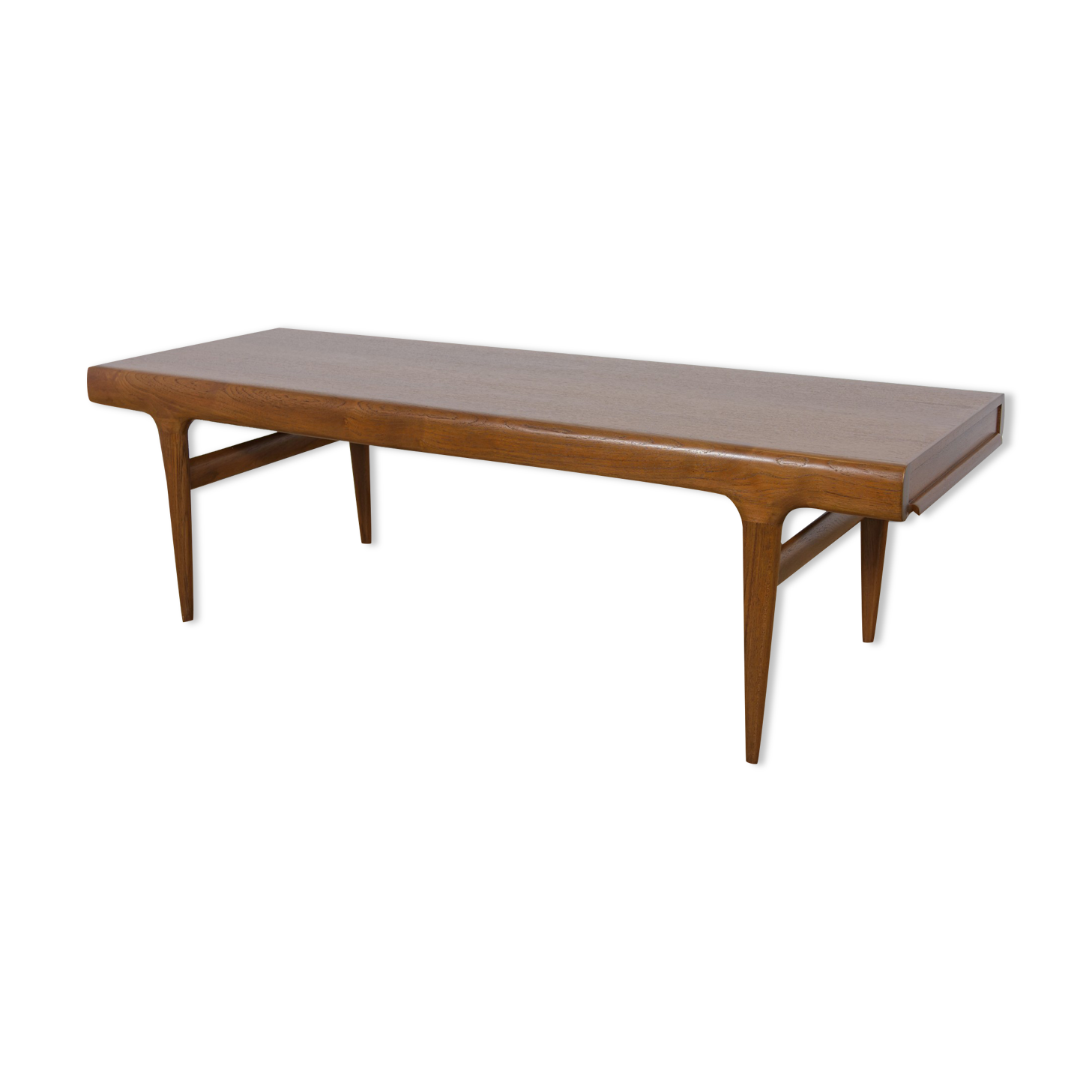 Mid Century Teak Coffee Table by Johannes Andersen for CFC Silkeborg, Denmark, 1960s