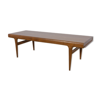 Table basse en teck Mid Century par Johannes Andersen pour CFC Silkeborg, Danemark, 1960s