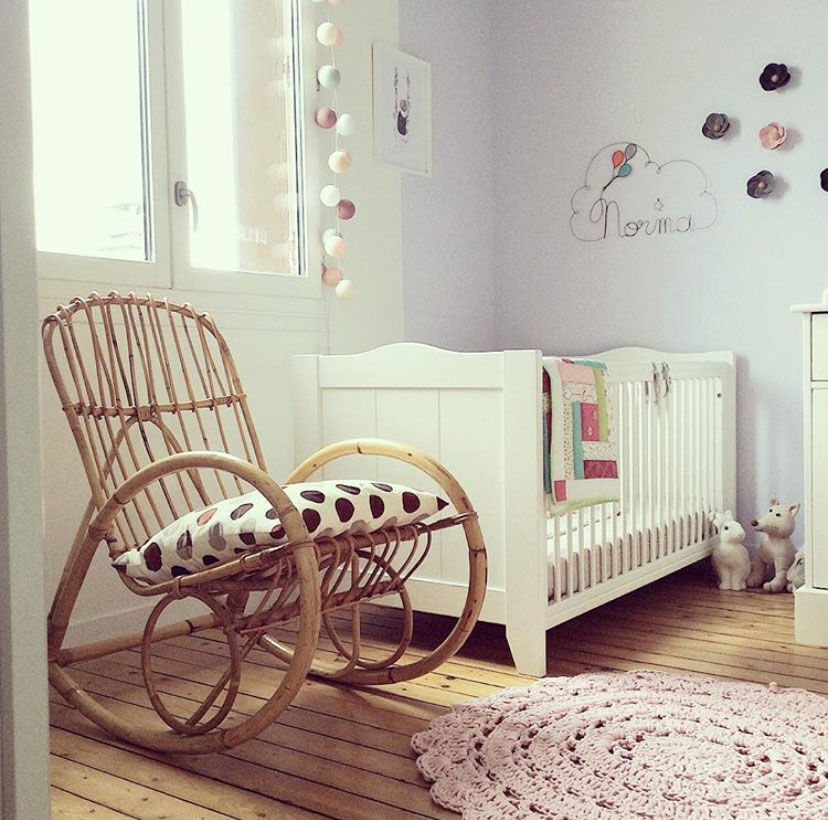 Rattan rocking chair
