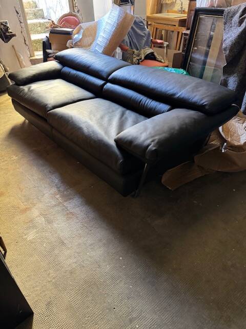 Leather sofa