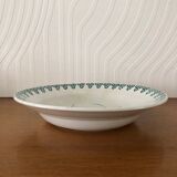 Hollow porcelain dish with rooster pattern