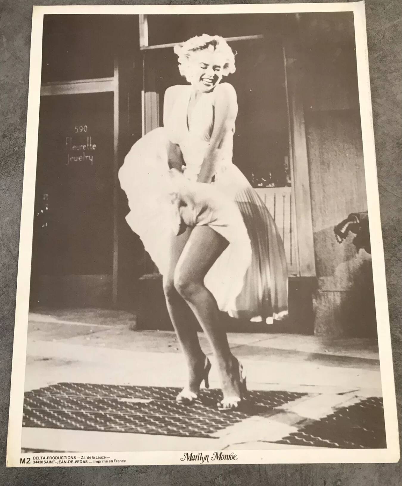 Poster, vintage photograph poster MARYLIN MONROE, M2 Delta-Productions