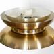 Golden suspension by Carl Thore for Granhaga Metall. Sweden 1970s.