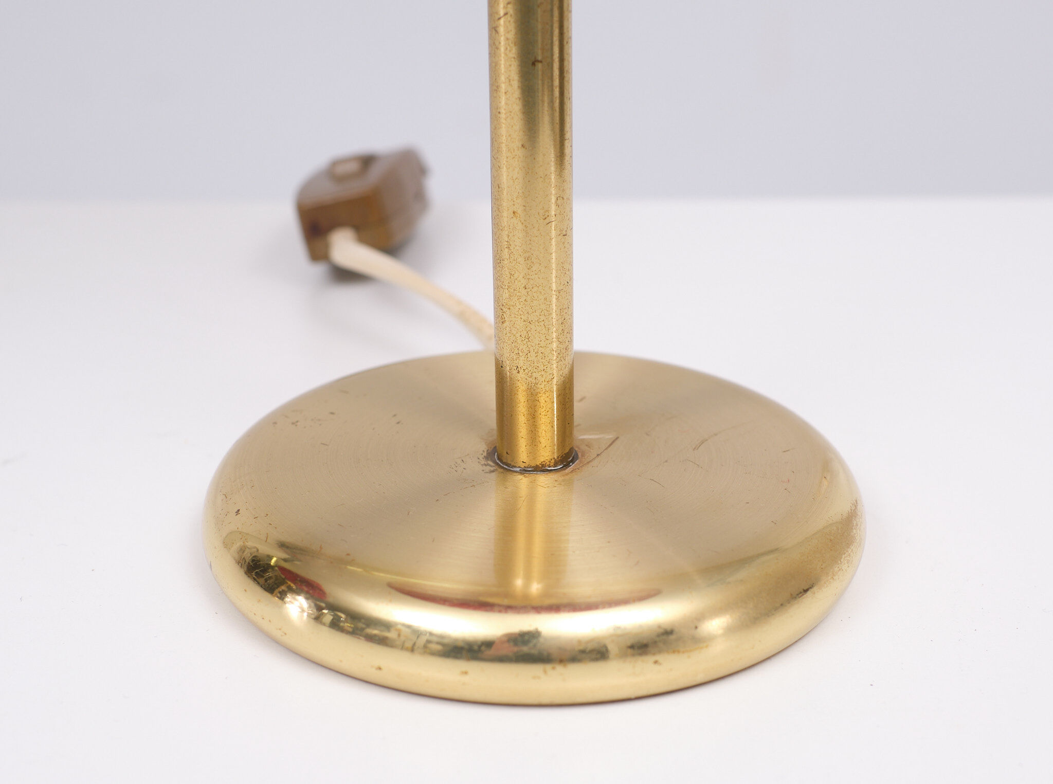 Vintage Set Brass Table Lamps, 1970s