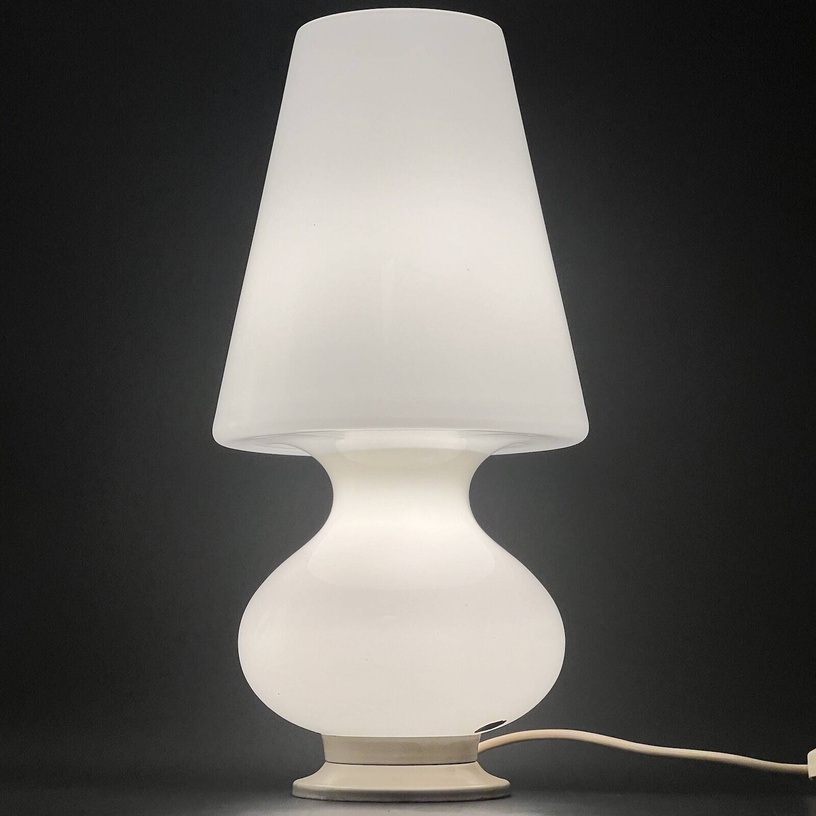 Lampe de table champignon - 1970 - Fabriquée en Italie