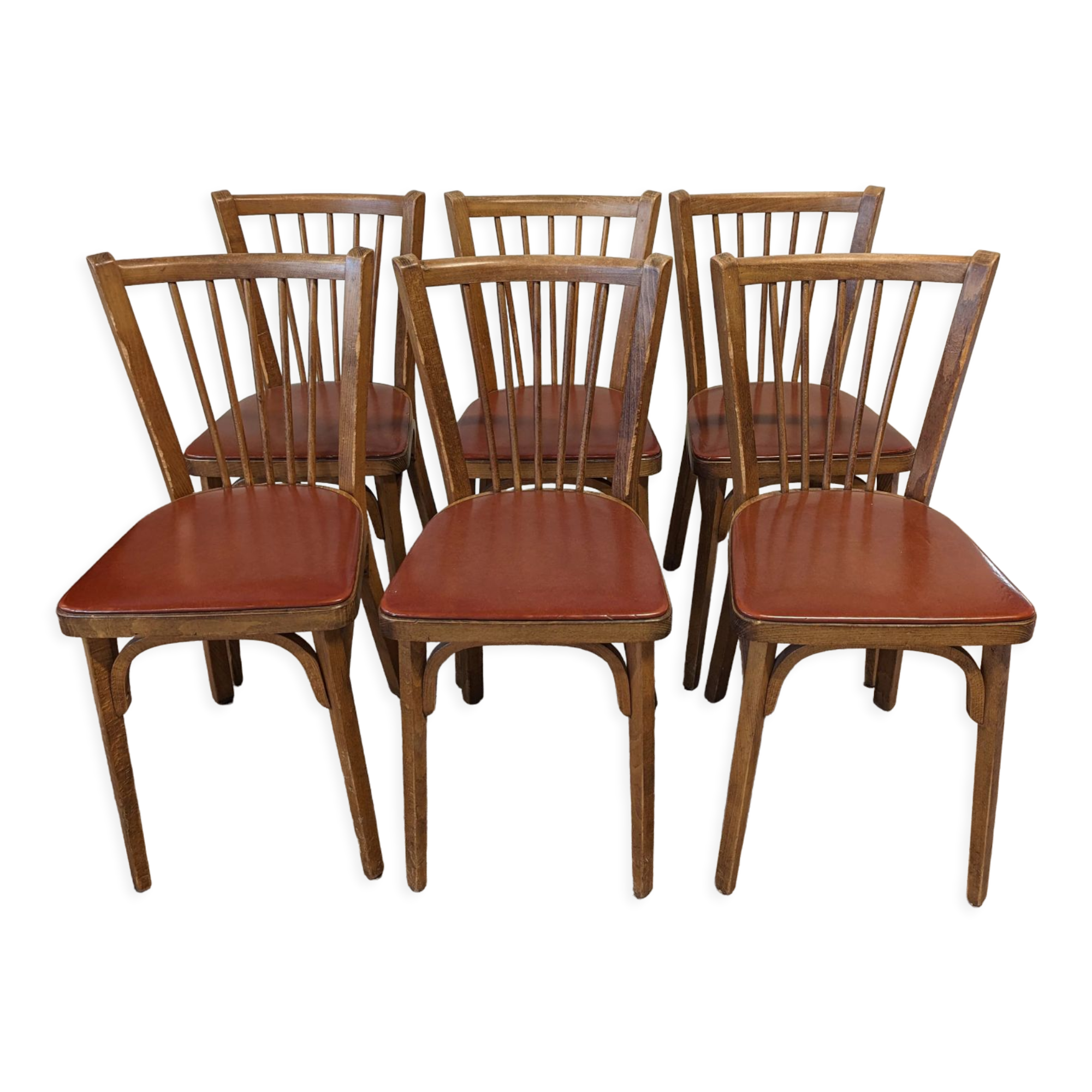 6 baumann bistro chairs
