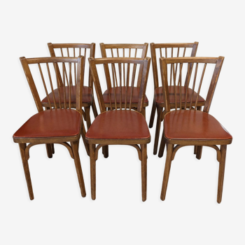 6 chaises bistrot baumann