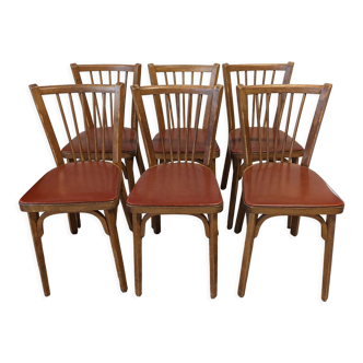 6 chaises bistrot baumann