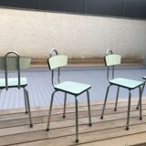 Series 4 vintage chairs formica