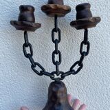 Brutalist candelabra