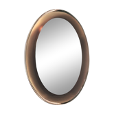 Mirror crystal beveled double shade