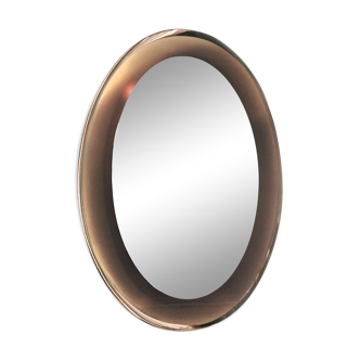 Mirror crystal beveled double shade