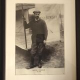 Portrait of Henri FARMAN with frame