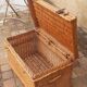 Rattan storage trunk late nineteenth century