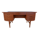 Danish teak writing desk,double-sided 1960s