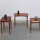 Nesting tables in teak & oak by Svend Åge Madsen, 1960s