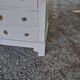Chest of drawers late nineteenth century patinated gray