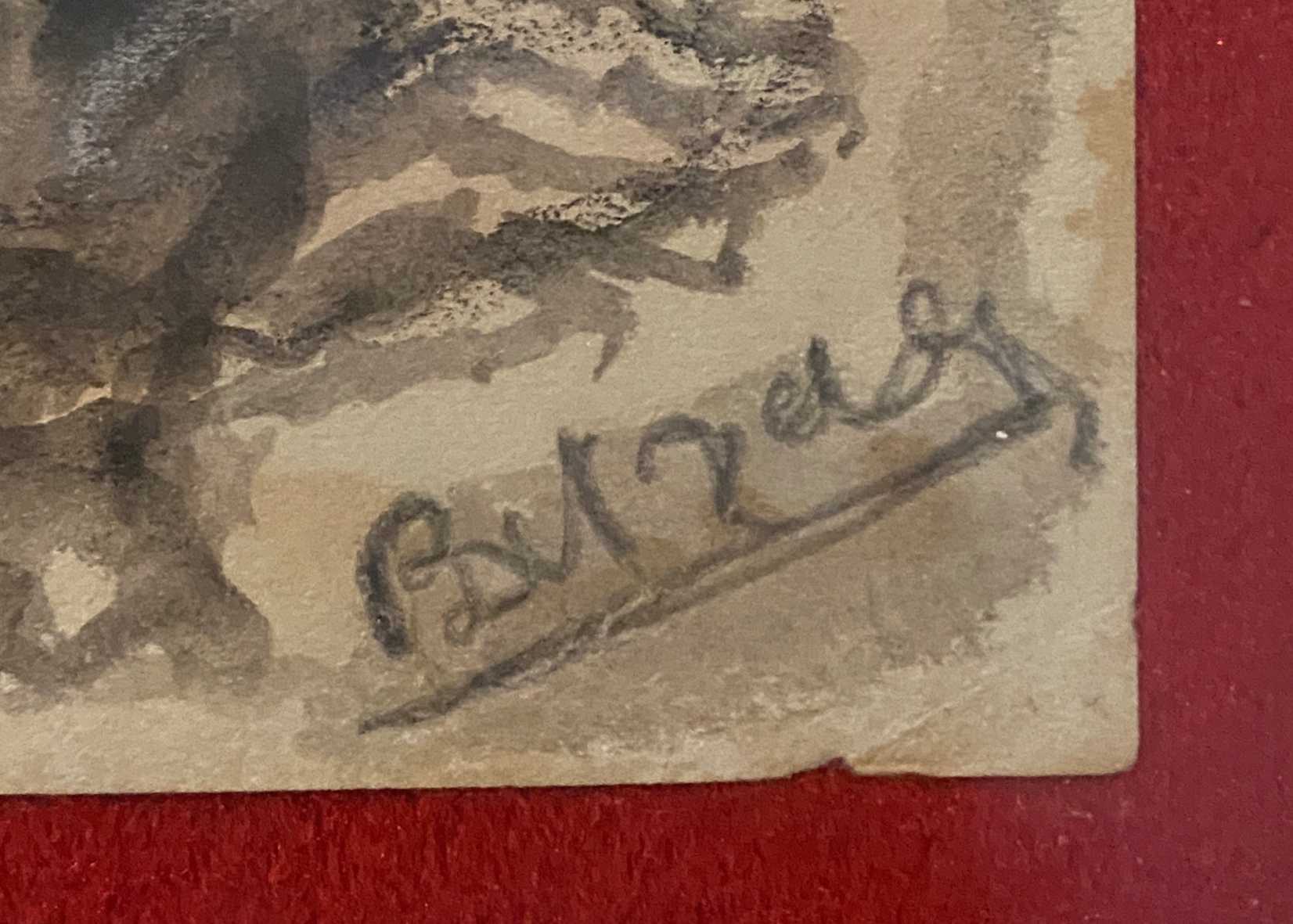 Painting "Portrait of an elegant lady" signed Belzacq first half of the 20th century