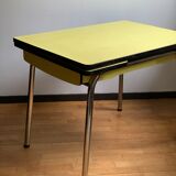 Yellow formica table