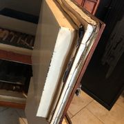 Armoire frigo en bois Vintage
