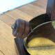 Wooden arc floor lamp circa 1970