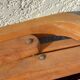 Chaise longue, chilienne vintage ton orangé