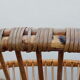 Rattan armchair 50s