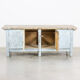 Antique industrial workbench