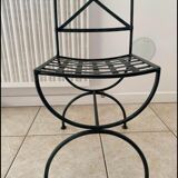 Chaise en fer forgé