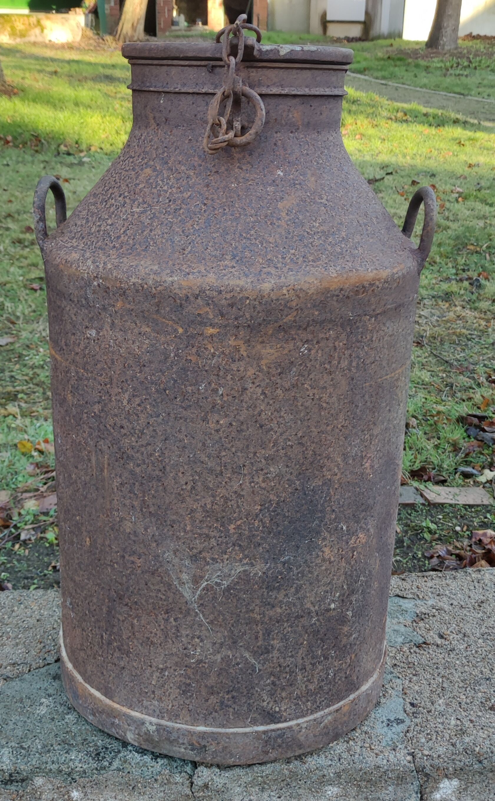 Old milk pot