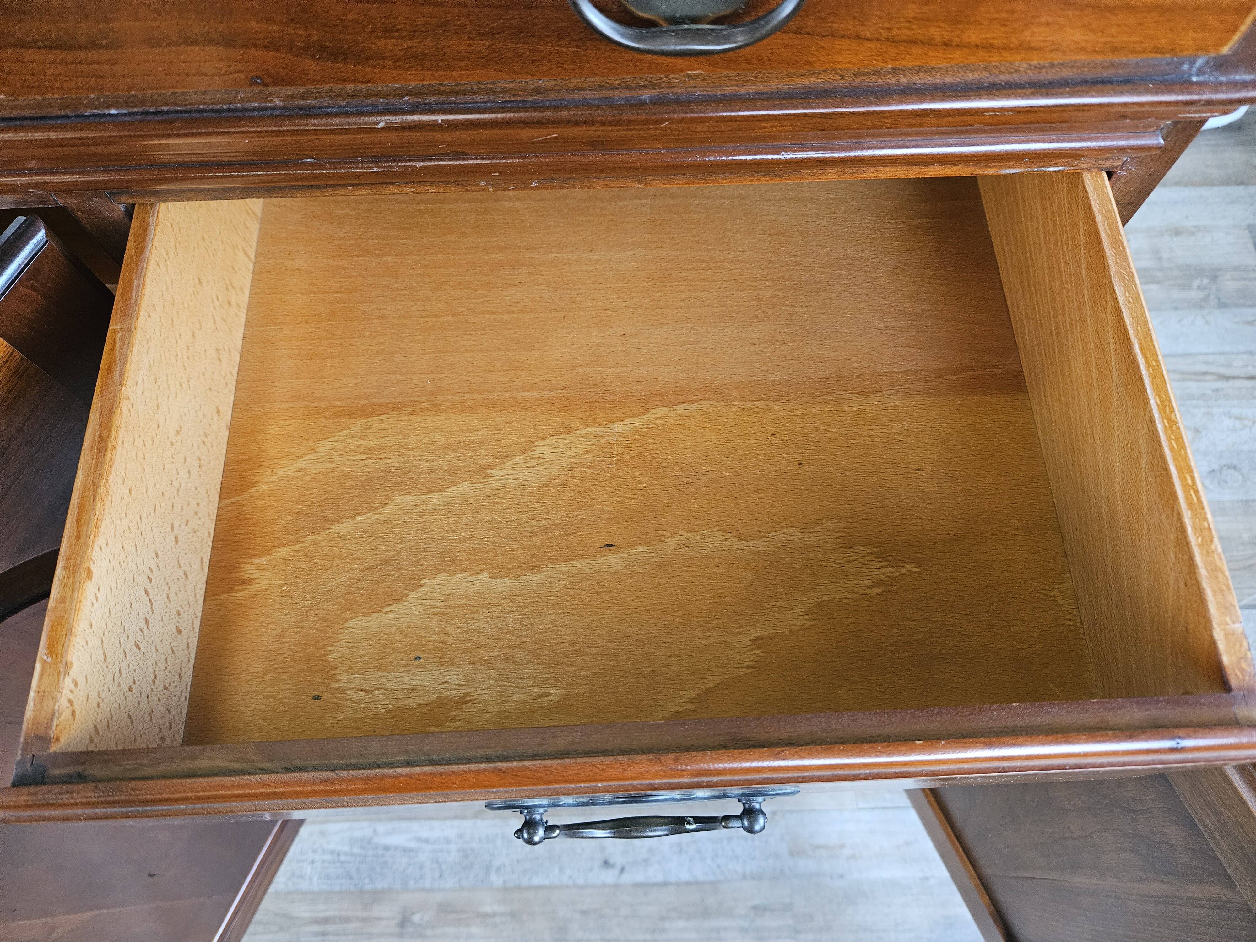 Buffet de Fantoni en massif merisier