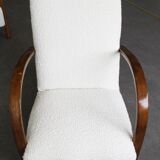 Pair of armchairs by Jindřich Halabala, circa 1930, Czechoslovakia.