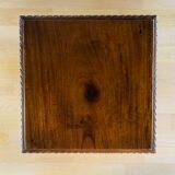 High pedestal table in solid wood