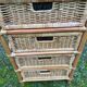 Chiffonnier vintage en rotin
