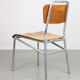 Mid-century Plywood Aluminum Chair, set of 2