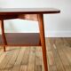 Table console en bois de hêtre années 50