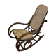 Rocking chair en bois courbé