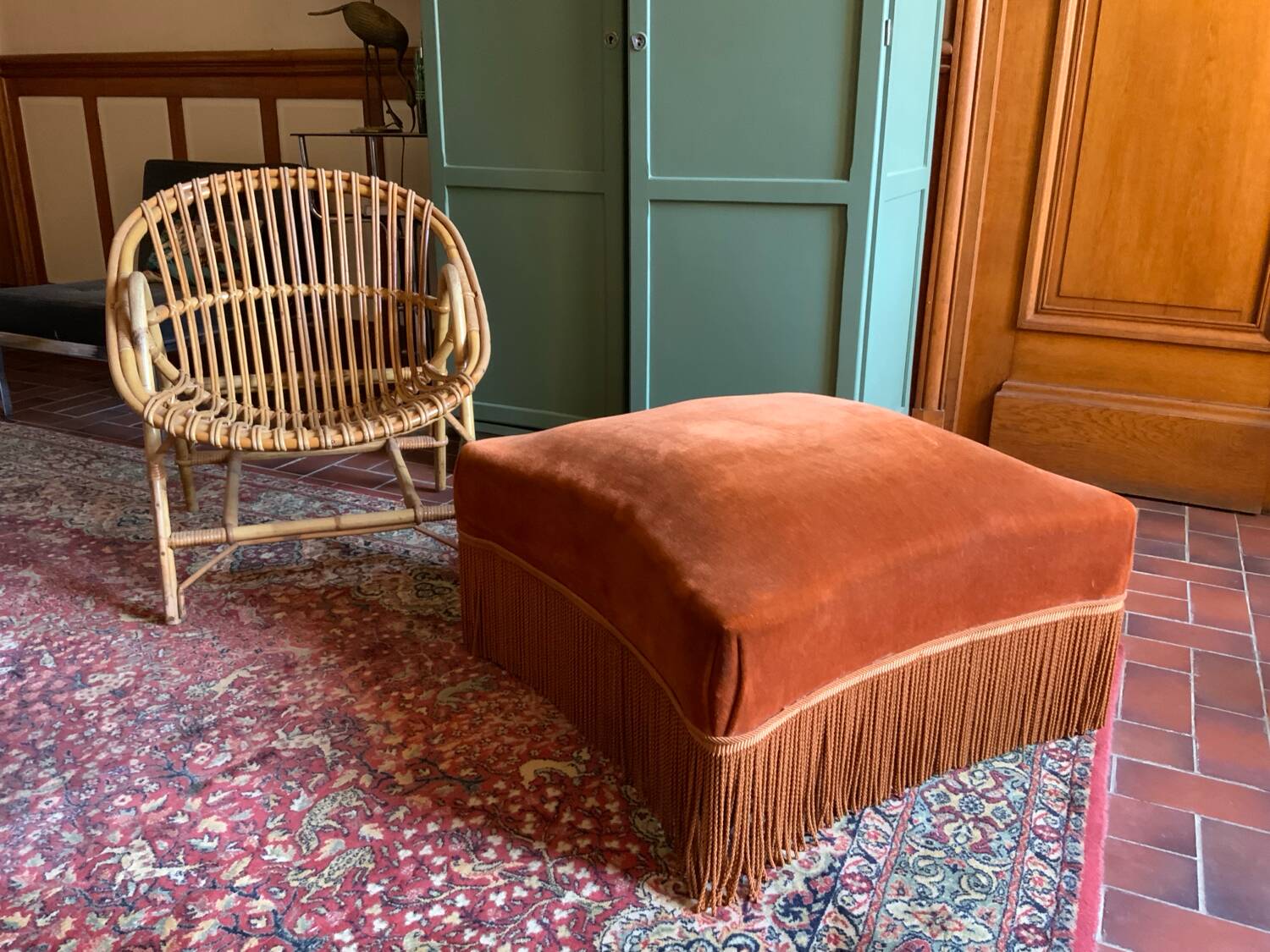 XL Ottoman Pouf Napoleon III