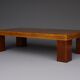 Brutalist Coffee Table by Rolf Middleboe & Gorm Lindum for Tranekaer, Denmark 1970s