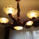 Chandelier lamp ezan 5 branch signed