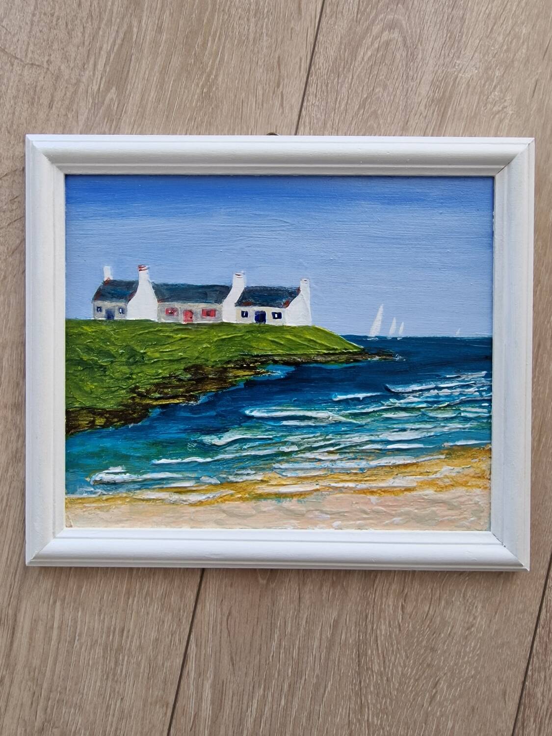 Small Breton landscape painting