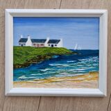 Small Breton landscape painting