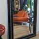 Louis Philippe black and gold mirror 108 x 77 cm