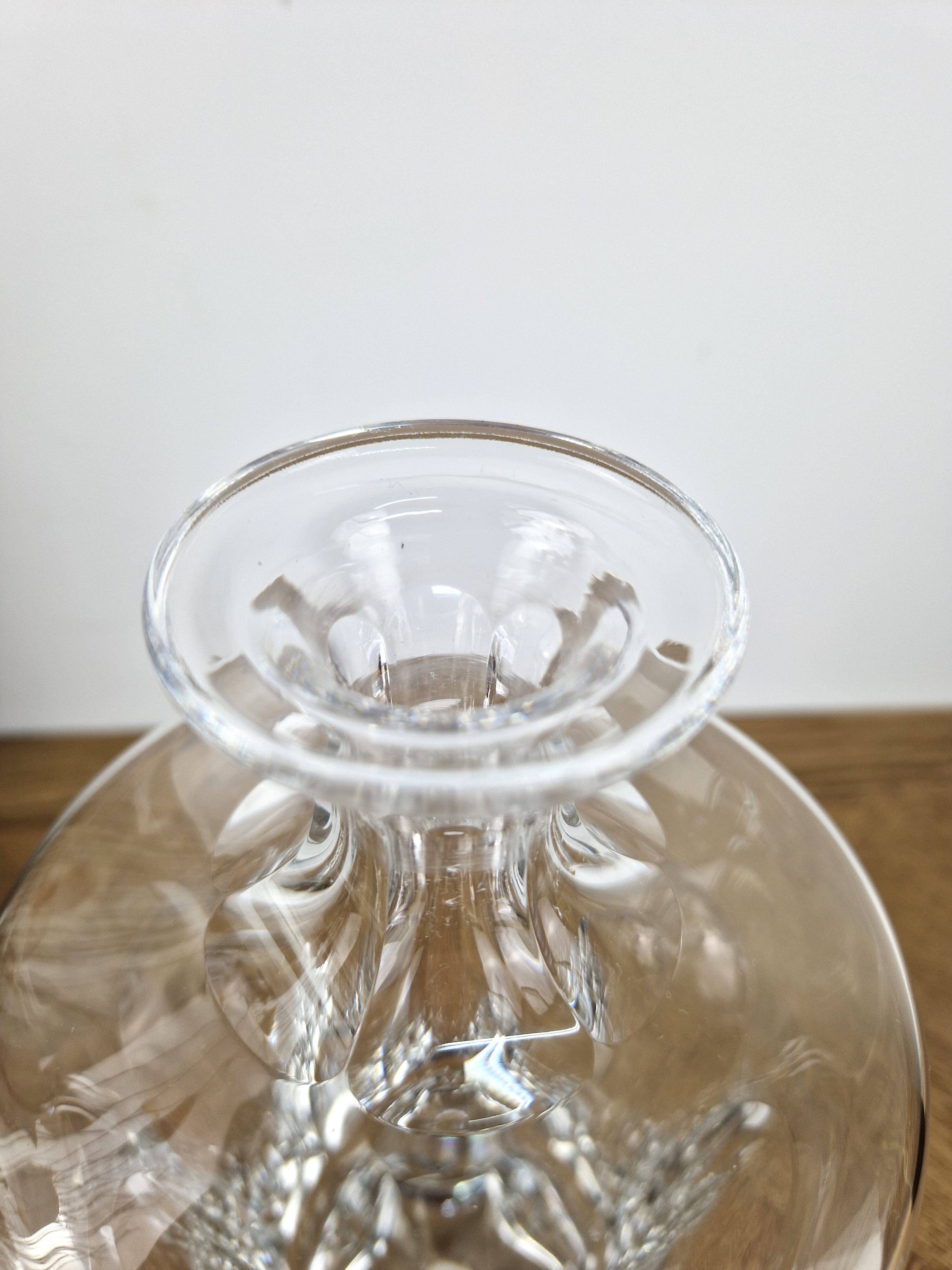 Crystal decanter carafe Model Ambassador - vintage bottle