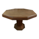 Octagonal table in oak