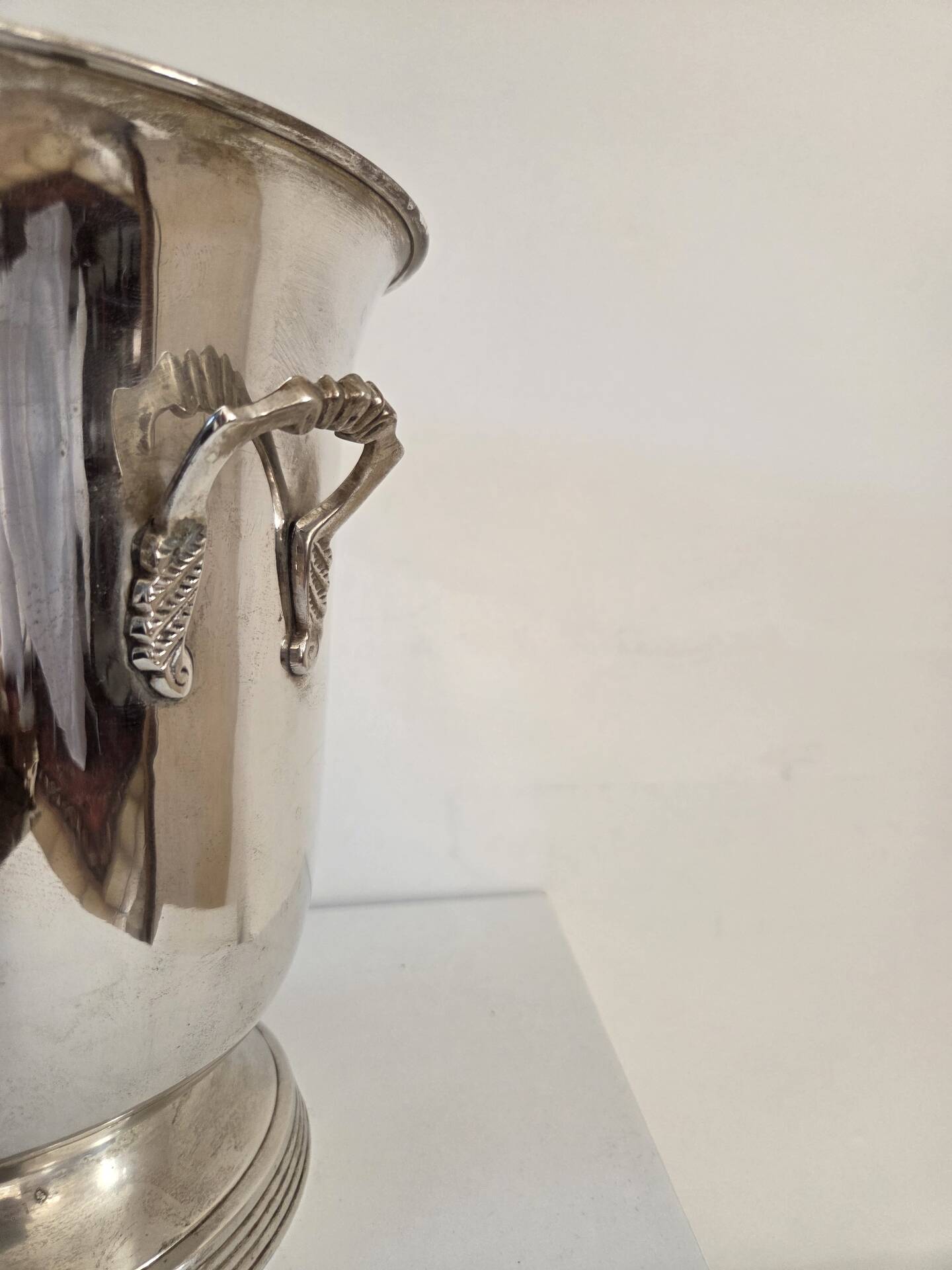 Silver-plated champagne bucket