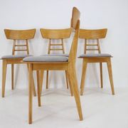 Four Dining Chairs by Ton, Czechoslovakia