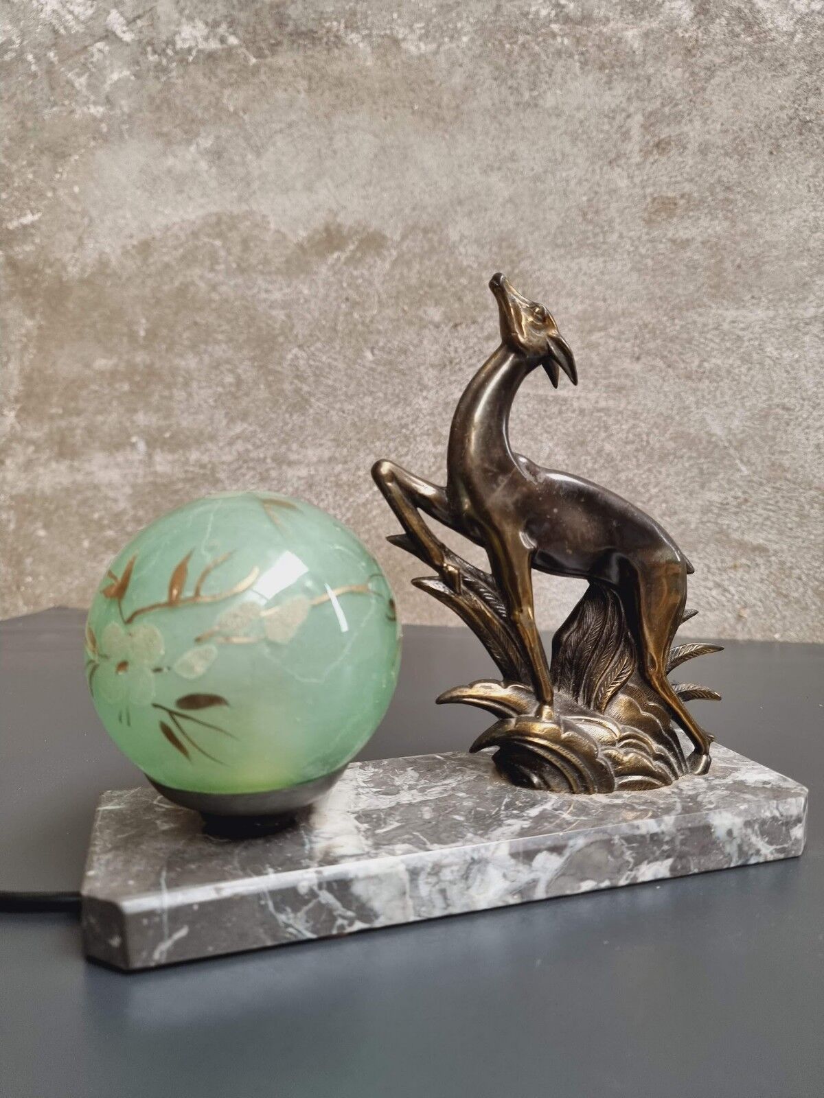 Art deco lamp French table lamp