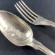 Cutlery fork large spoon fillet Louis XV silver rooster hallmarks 1798-1809